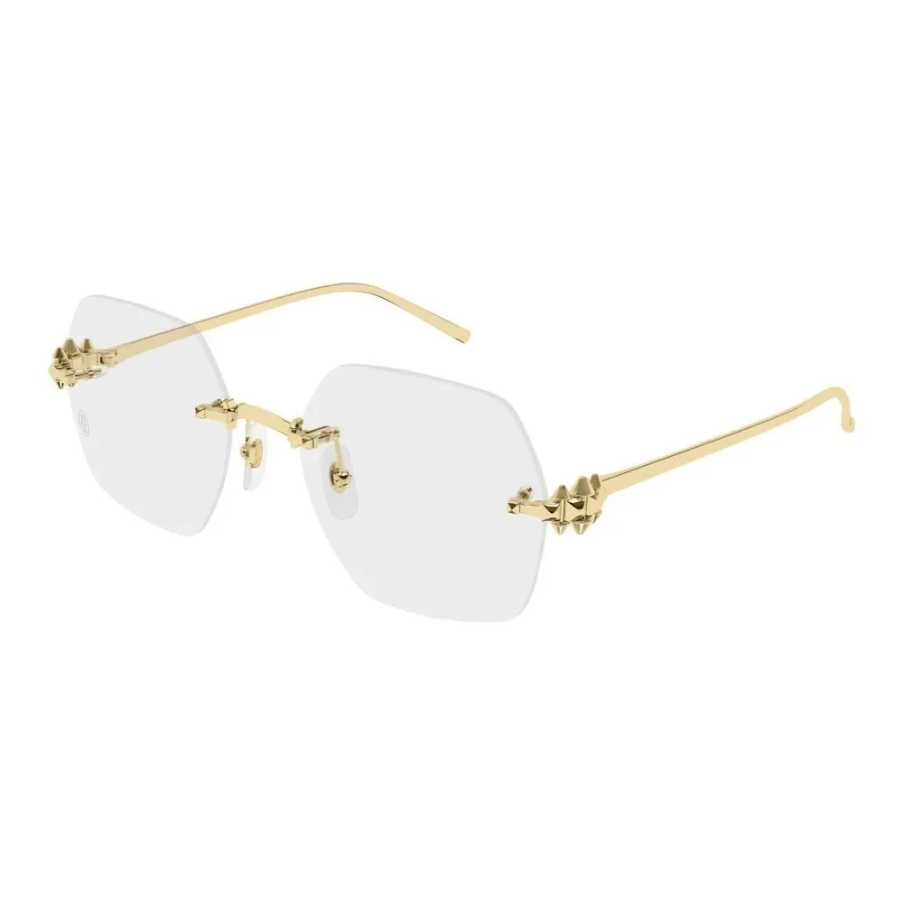 Cartier CT0646O Eyeglasses Gold Metal Rimless